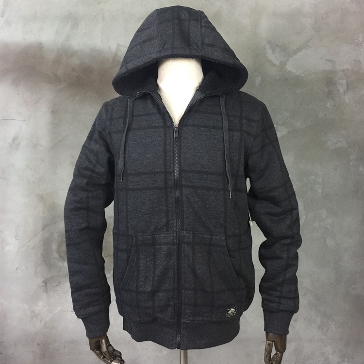 老万VANS 连帽内里加绒保暖休闲运动套头拉链卫衣外套VN0NS0BHH - 图3