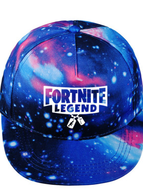 堡垒之夜星空帽子平沿棒球帽Fortnite游戏周边遮阳帽