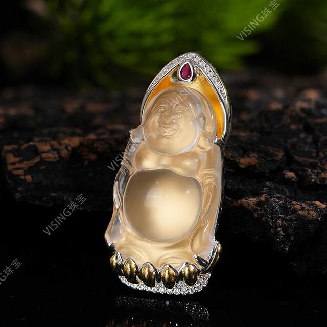 Design new Chinese style Buddha Pendant Necklace