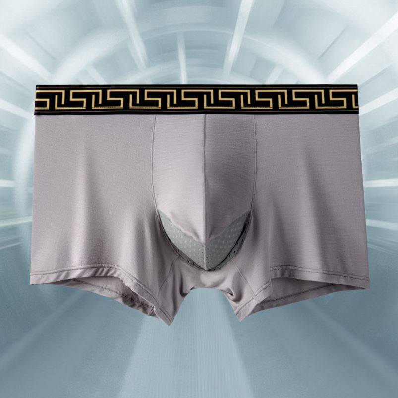 莫代尔枪弹分离式男士内裤JJ显大大象鼻透气性感情趣男生平角内裤,淘宝优惠券,粉丝福利购,淘宝优惠卷