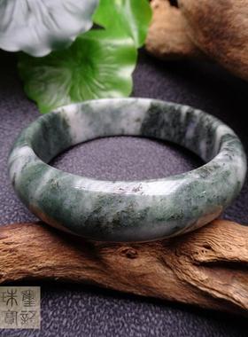 欧泊珍珠贝壳绿色玉手镯包邮