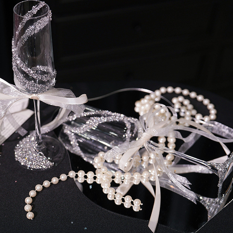 敬酒杯diy材料包自制新婚礼物送闺蜜结婚伴手礼创意订婚拍照道具,淘宝优惠券,粉丝福利购,淘宝优惠卷