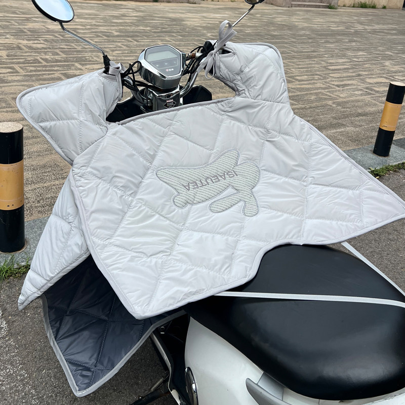 Four Seasons Medium Thick Velvet Electric Vehicle Windshield Quilt Rainproof Summer Thin Sunscreen Windproof Battery Vehicle Motorcycle