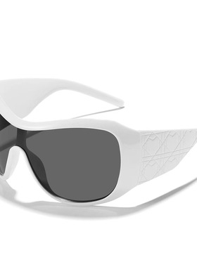 Y2K炫酷赛博朋克一体式太阳镜