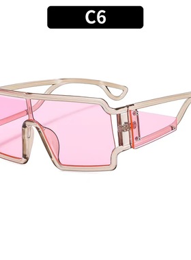 一片式小众镂空设计感太阳眼镜