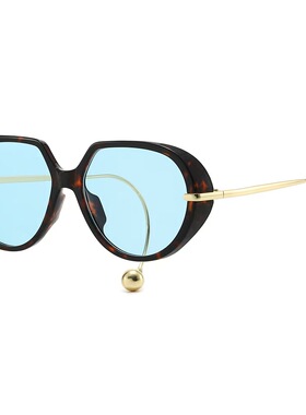 欧美大框墨镜搞怪夸张镜腿高级感