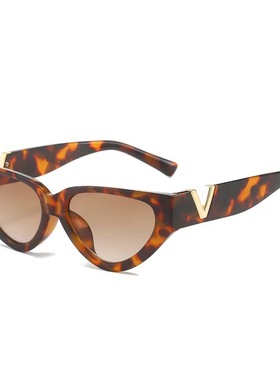街拍墨镜跨境V字眼镜sunglass