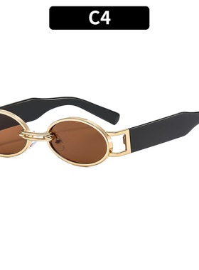 经典港风金属小框度假墨镜男女