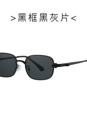 个性镜腿男女椭圆形简约太阳镜