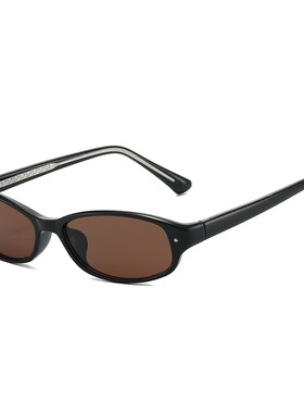 时尚复古小框米钉墨镜女简约百搭