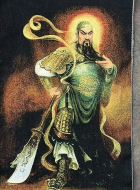 160长织锦黑冥王唐卡织锦装饰画丝绸刺绣90*60CM