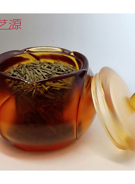 和谐琉璃圆满茶叶罐教师节香炉