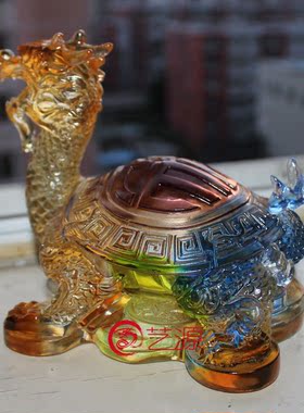 琉璃招财生日礼品摆件