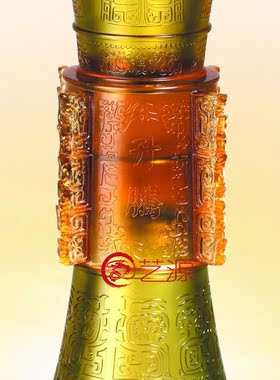 琉璃摆件创意办公桌商务工艺品