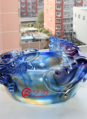 琉璃摆件客户朋友祝寿礼品