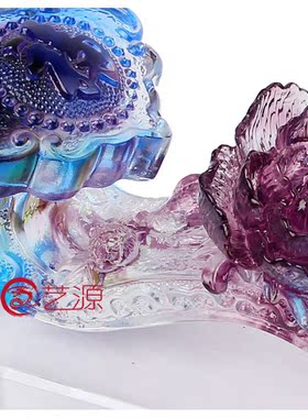 如意琉璃朋友同事风工艺品送闺蜜