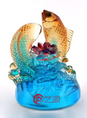 琉璃年年有余结婚生日乔迁礼品