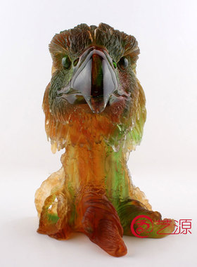 琉璃欧式风抽象家居客厅艺术摆件