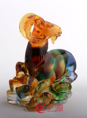 琉璃十二生肖贺寿吉祥物工艺礼品
