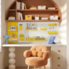 Hole plate wall shelf tabletop without hole drilling metal