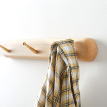 Brass hooks into the doors solid wood In the back of the door GENGUAN CLOTHES HAT-HANGING CLOTHES HOOK-FREE HANGING CLOTHES HANGER WALL HANGING ON THE WALL