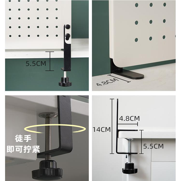 Metal perforated board without punching desk dormitory iron art
