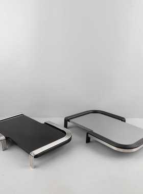 简约方形不锈钢镜面桌面装饰托盘