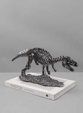 创意仿真恐龙化石骨架装饰摆件