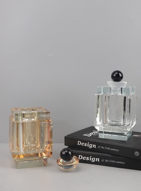 简约方形水晶香薰精油香氛扩香器