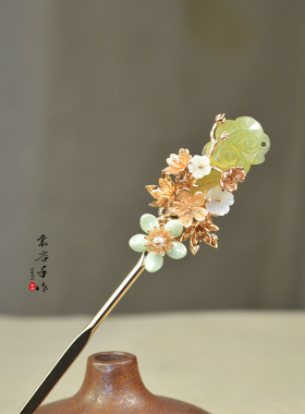 裳容手作簪子保色铜复古古风发饰