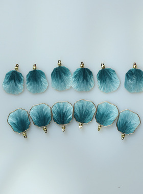 【绒花花瓣】纯手工非遗蚕丝掐丝绒花花片半成品