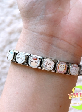 italiancharms模块手链chiikawa单颗IT7小众饰品情侣闺蜜生日礼物