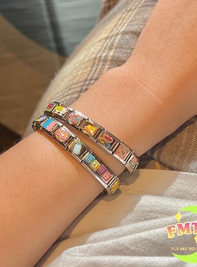 FMTTM模块手链小众精钢DIY礼物