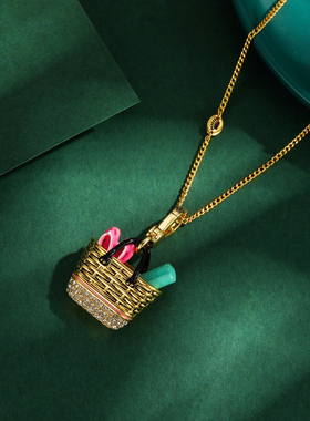 挂坠拖鞋瑜伽垫洗漱篮子吊坠项链