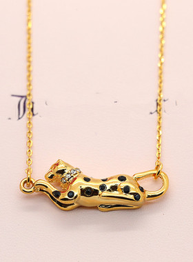 金色镶钻可调节欧美饰品项链