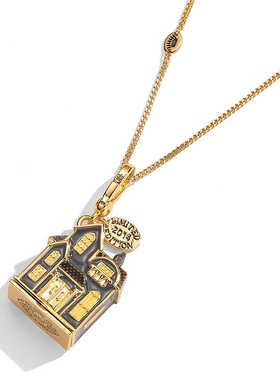 可打开别墅房子南瓜吊坠