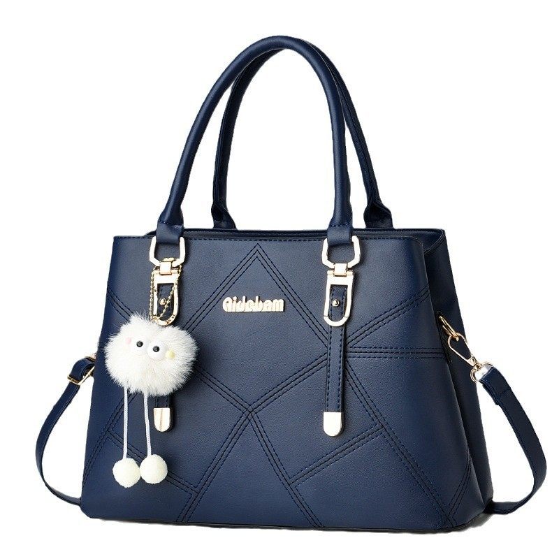 新款马卡龙菱格车缝线单肩包高颜值时尚单肩包跨境简约百搭斜挎包,淘宝优惠券,粉丝福利购,淘宝优惠卷