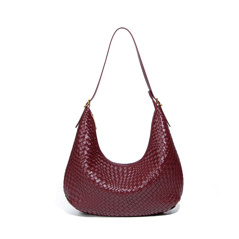 跨境女包高级感托特包编织包通勤百搭大容量单肩包小众腋下包,淘宝优惠券,粉丝福利购,淘宝优惠卷