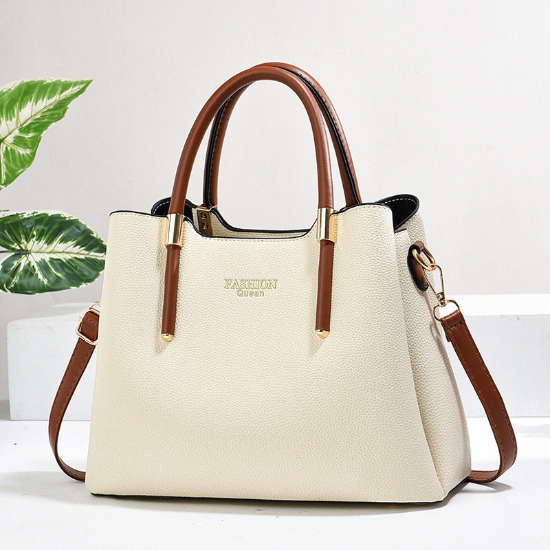 纯色质感手提包2025新款简约设计单肩包休闲通勤斜挎包跨境bags,淘宝优惠券,粉丝福利购,淘宝优惠卷