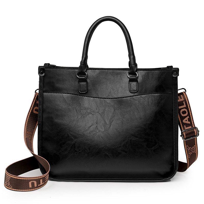 跨境外贸女2025新款时尚简约女士手提包通勤大容量单肩包带斜挎包,淘宝优惠券,粉丝福利购,淘宝优惠卷