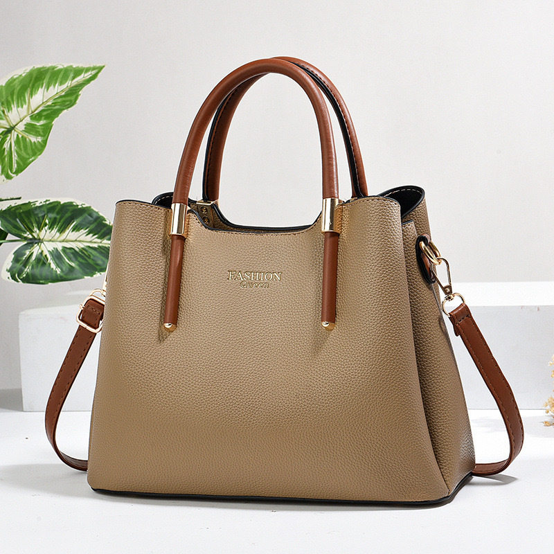 纯色质感手提包2025新款简约设计单肩包休闲通勤斜挎包跨境bags,淘宝优惠券,粉丝福利购,淘宝优惠卷