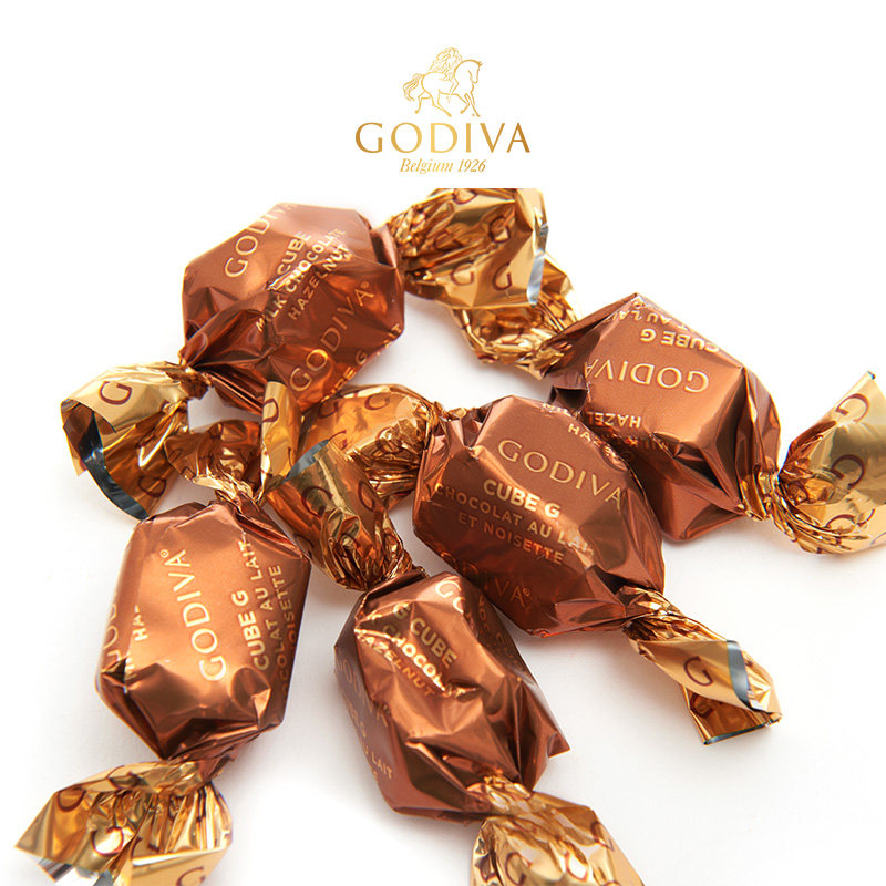 godiva杯装立方5颗装x8婚庆巧克力 godiva歌帝梵巧克力制品