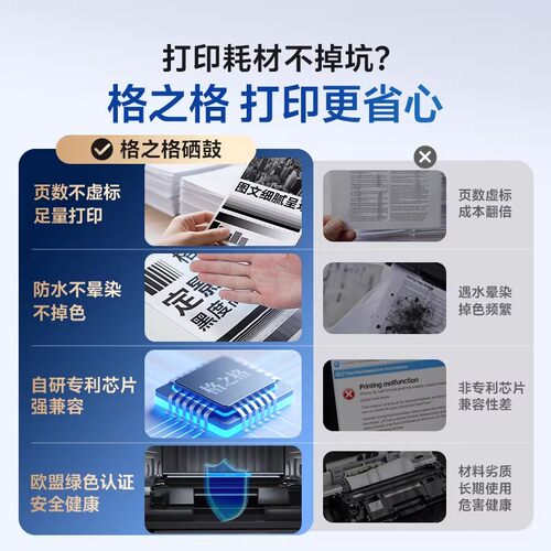 格之格适用于佳能mf643Cdw crg054硒鼓mf645cx 642Cdw LBP621Cw LBP623Cdn Cdw MF641 Canon彩色打印机粉盒 - 图3