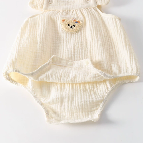 Детское летнее тонкое дышащее боди, детская летняя одежда, эффект подтяжки