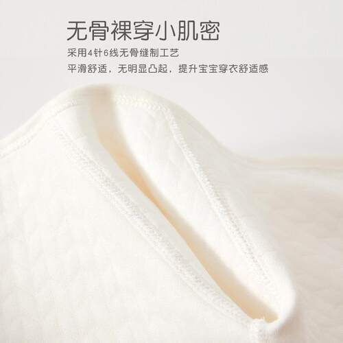 JQ婧麒新生婴儿衣服秋冬纯棉初生宝宝保暖连体衣夹棉小月龄和尚服 - 图2