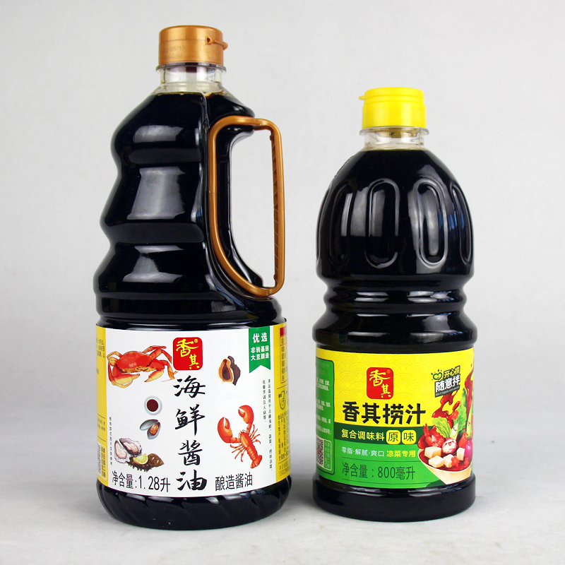 香其海鲜酱油1.28L酿造一品鲜酱油东北老牌子生抽大桶调味酱油