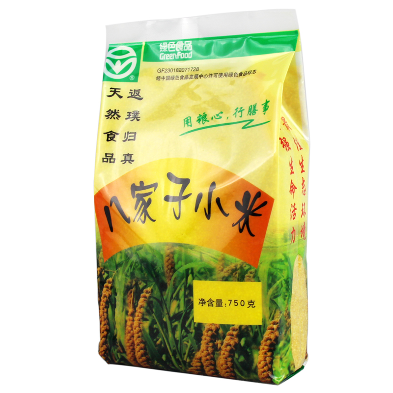 八家子小米750g*2黑龙江双城黄小米东北特产粮食杂粮粗粮新货-图3