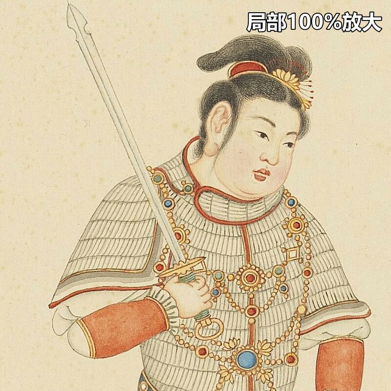 丁观鹏五星二十八宿图册33副清朝古代纸本工笔高清电子版图片素材