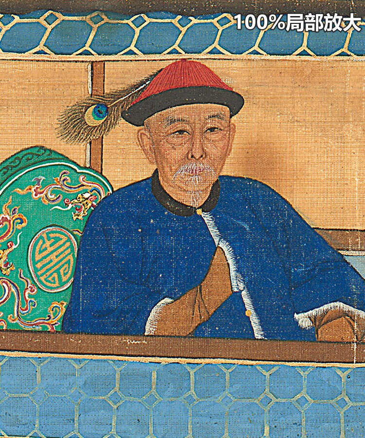 黄河督运图清朝乾隆年间古代官员出行依仗工笔画高清电子图片素材