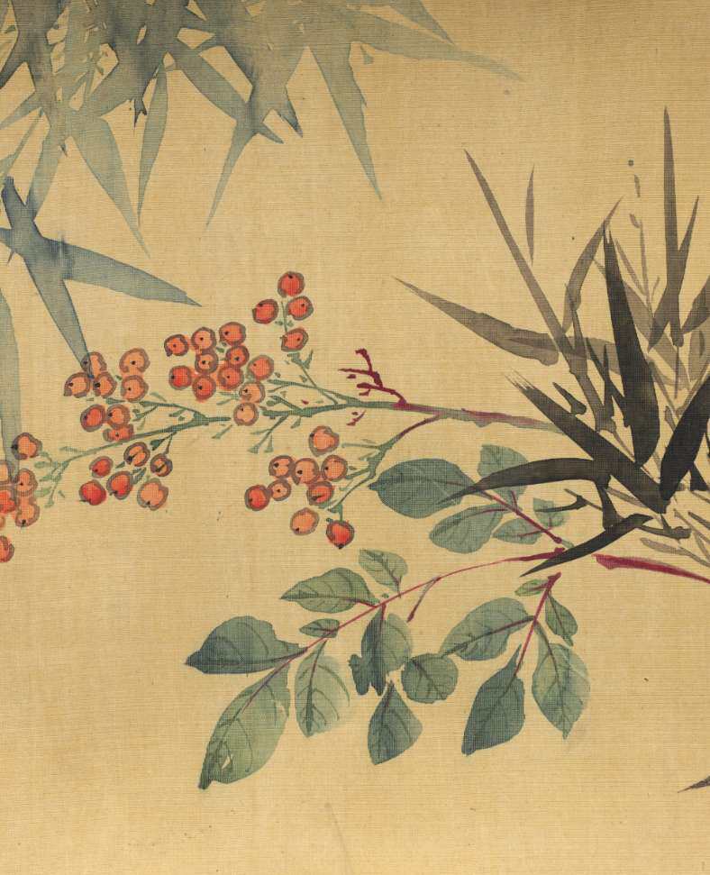 王谷祥四季花卉图卷明代古典花草国画高清参考临摹电子版图片素材